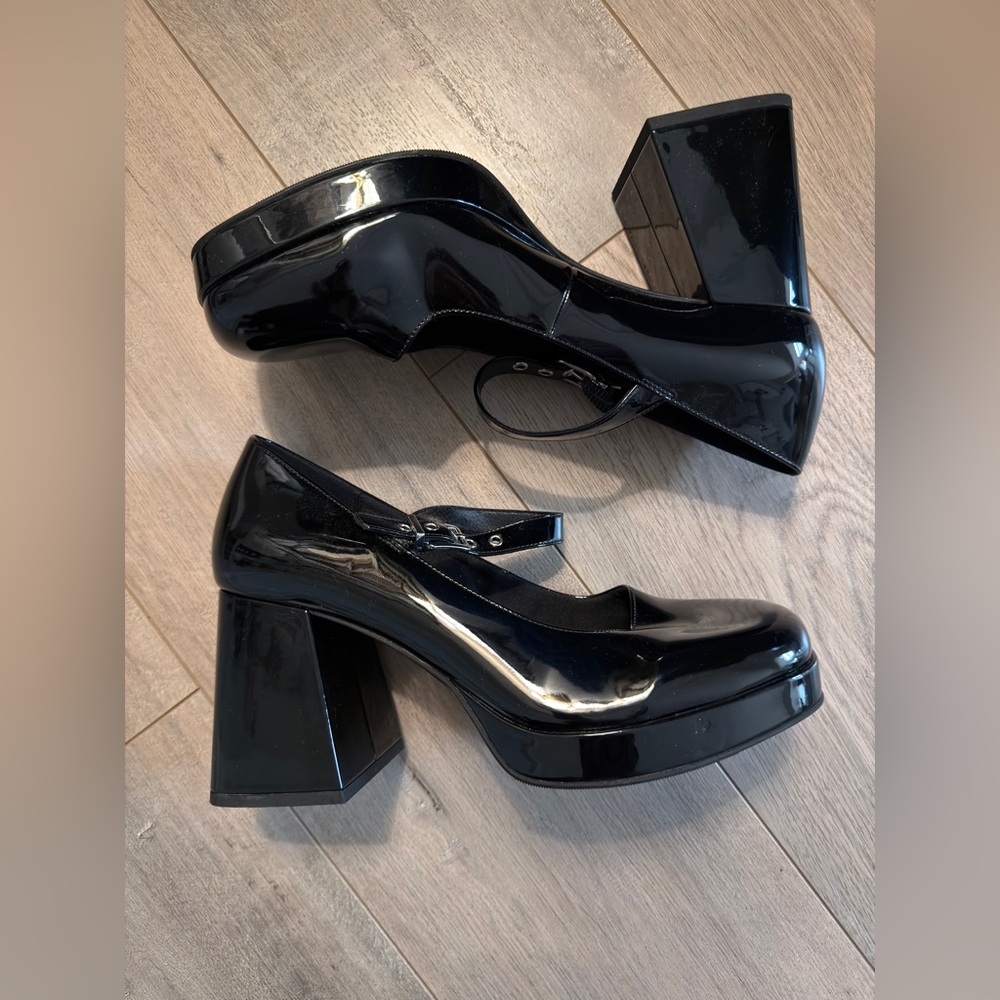 Torrid Black Platform Mary Jane Heels
